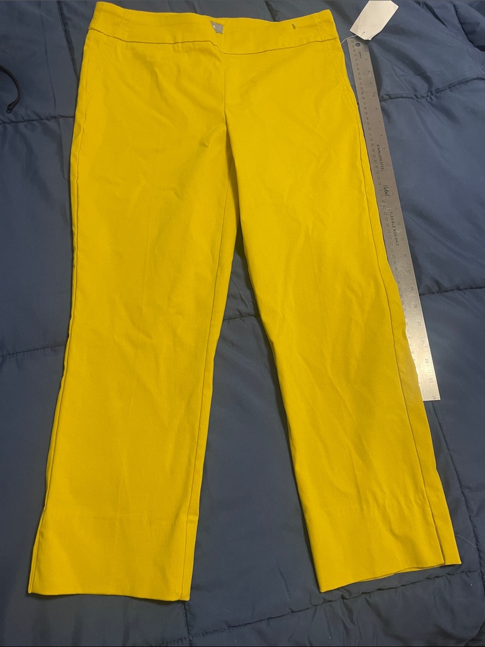 Kenar Bright Yellow Women's Capris